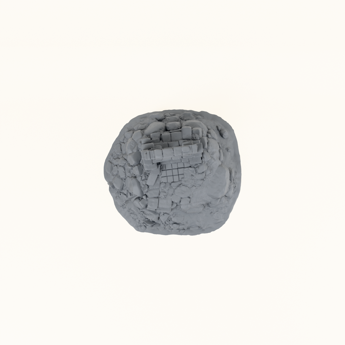 Dun Kaeroth Ruin 5 dark grey top view