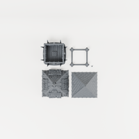 Mountain Outpost Extension five included components from above