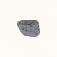 Broken Pillars dark grey top view