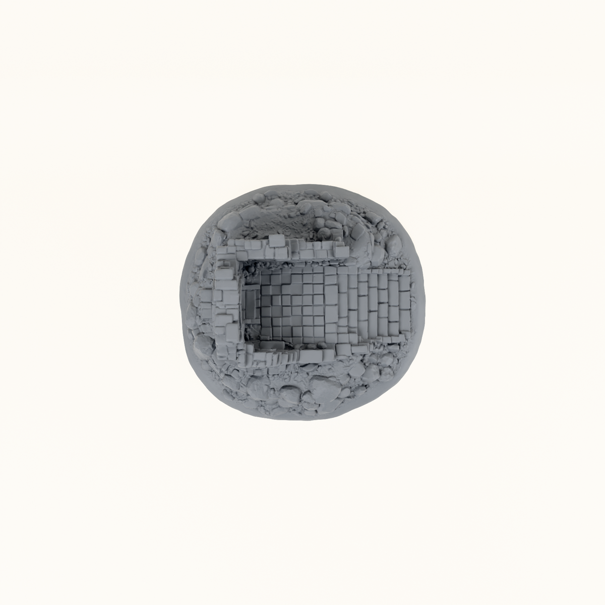 Dun Kaeroth Ruin 7 dark grey top view
