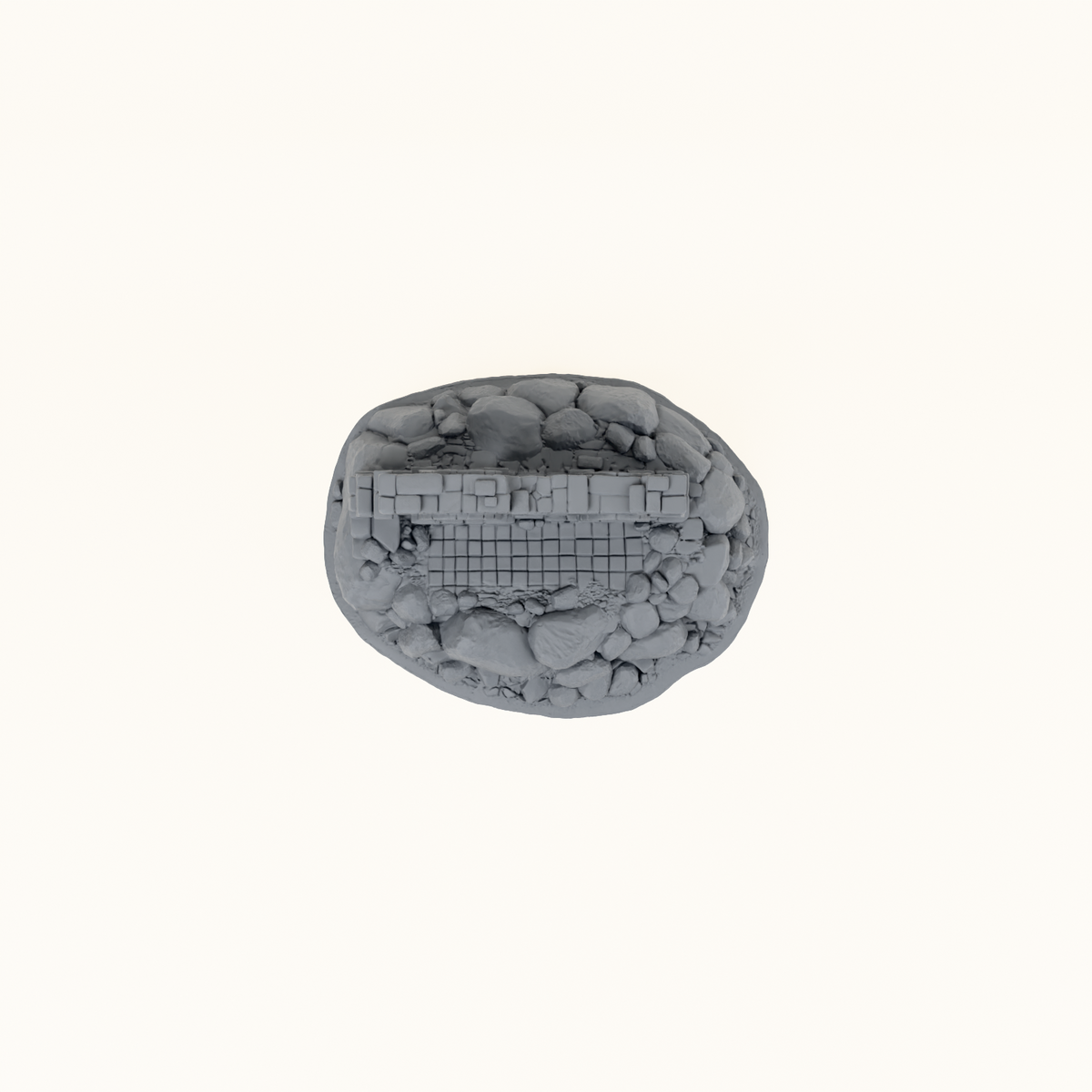 Dun Kaeroth Ruin 3 dark grey top view