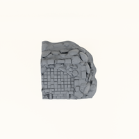 Shattered Platforms dark grey top view