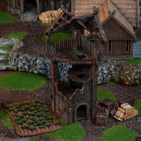 Watch Tower Ruins - 28mm Tabletop Terrain - Molten Prints