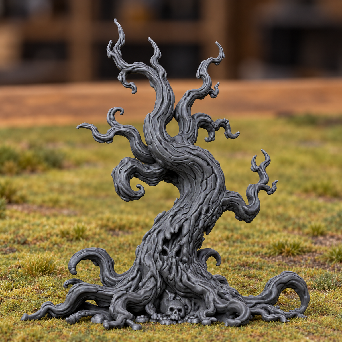 Weephollow Ancient Tree on a tabletop gaming mat